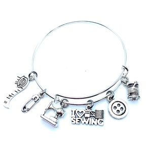 Seamstress Bracelet I Love Sewing